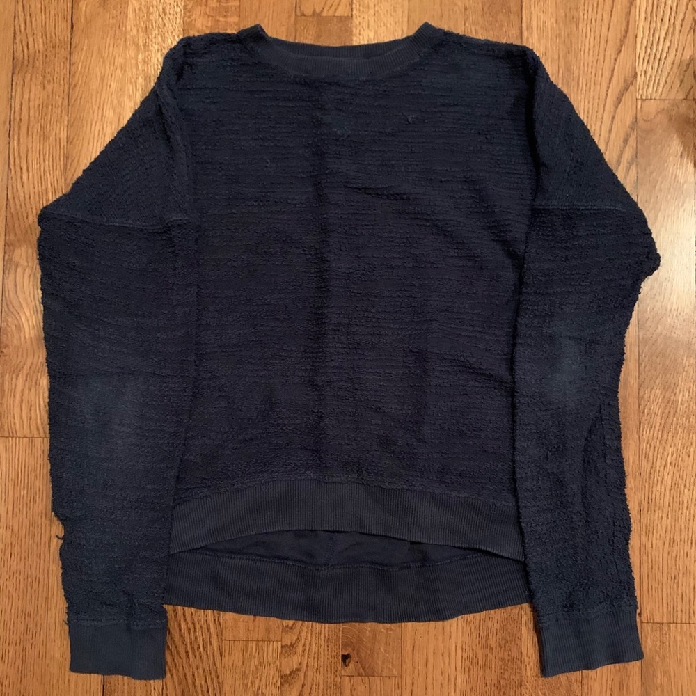 Abercrombie and Fitch Navy Blue Sweater